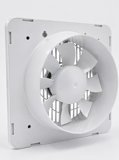 150 mm Havalandırma Aspiratörü 20,8 x 20,8 cm 320 m³/h 20 W Duvar ve Tavan Montajlı Fan