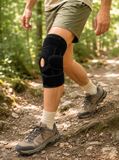 Sporcu Patella Dizliği Esnek Ligamentli Silikon Pedli Menisküs Diz Destek Bandajı