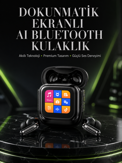 Akıllı Dokunmatik Kontrol AI Özellikli Bluetooth Kulaklık