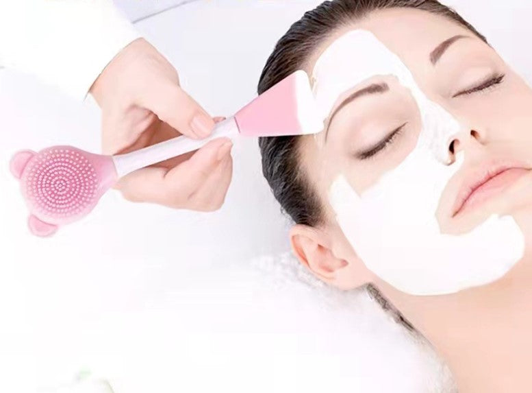 Cilt Bakım Fırçası ve Maske Spatulası (5643)