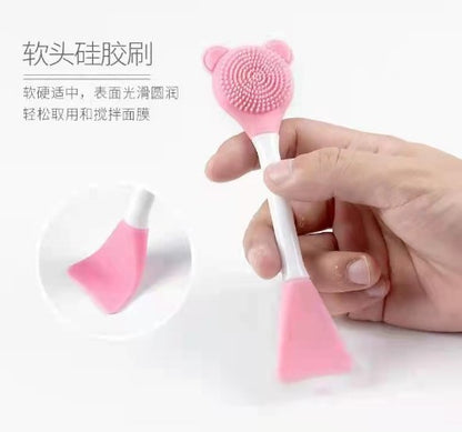 Cilt Bakım Fırçası ve Maske Spatulası (5643)