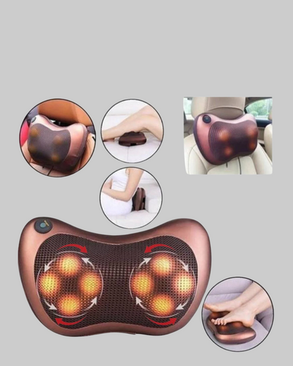 Çok Fonksiyonlu Boyun Bel Sırt Masaj Yastığı Araç İçi Uyumlu