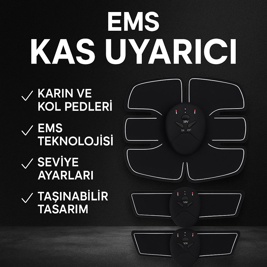 EMS Titreşimli Spor Cihazı Kas Geliştirme ve Yağ Yakma 2025 Seri Orijinal