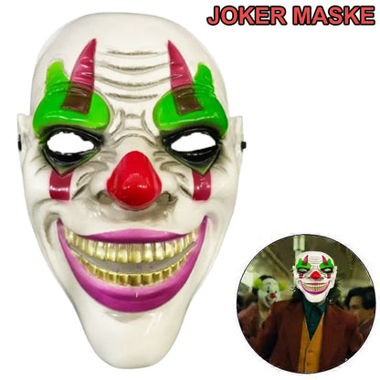 Delirten Gülüş Palyaço Temalı Joker Maskesi (5643)