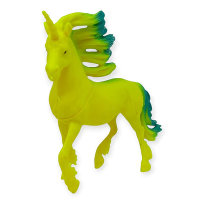 Çiftlik Hayvanları Serisi - Efsanevi Unicorn cm - Sarı - Yeşil - 1 ADET