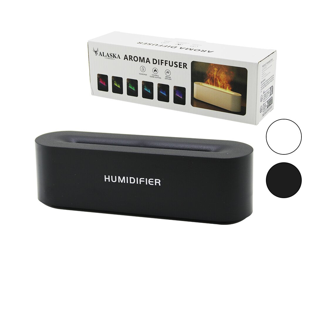 Dikdörgen 150ML Usb Şarjlı - Renkli Ledli Işık Hava Nemlendirici Buhar Makine - Koku Giderici