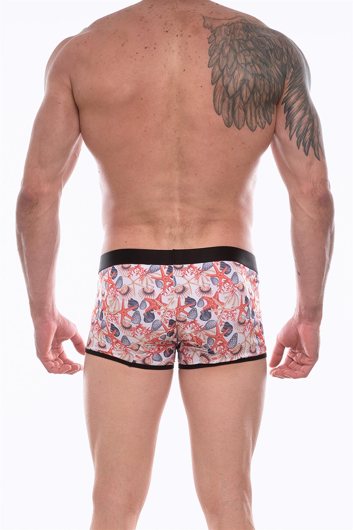 Erkek Desenli Boxer - Renkli / XS