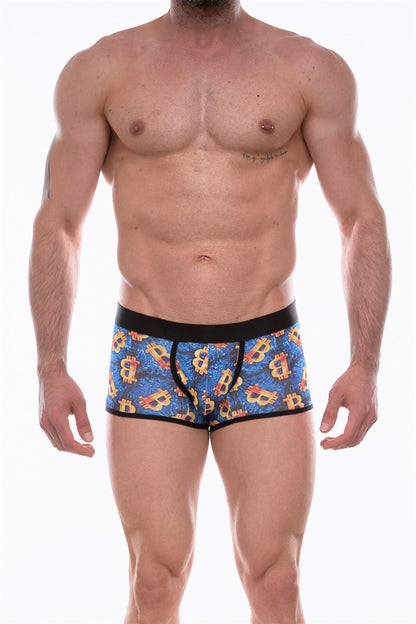 Erkek Desenli Boxer - Renkli / XXL