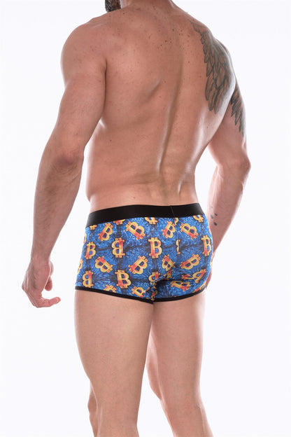 Erkek Desenli Boxer - Renkli / XXL