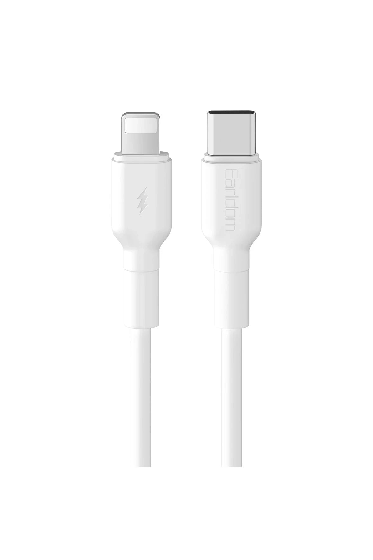 Earldom EC-198CL 1M 30W Type-C to Lightning PD Hızlı Şarj Kablosu - Beyaz