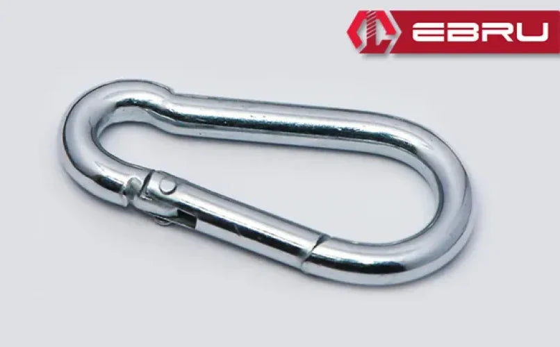 Ebru Yaylı Karabina, Çengel, Kanca 11mm - 10 Adet