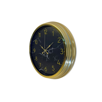Royal Marble Gold 40 Cm Metal Duvar Saati