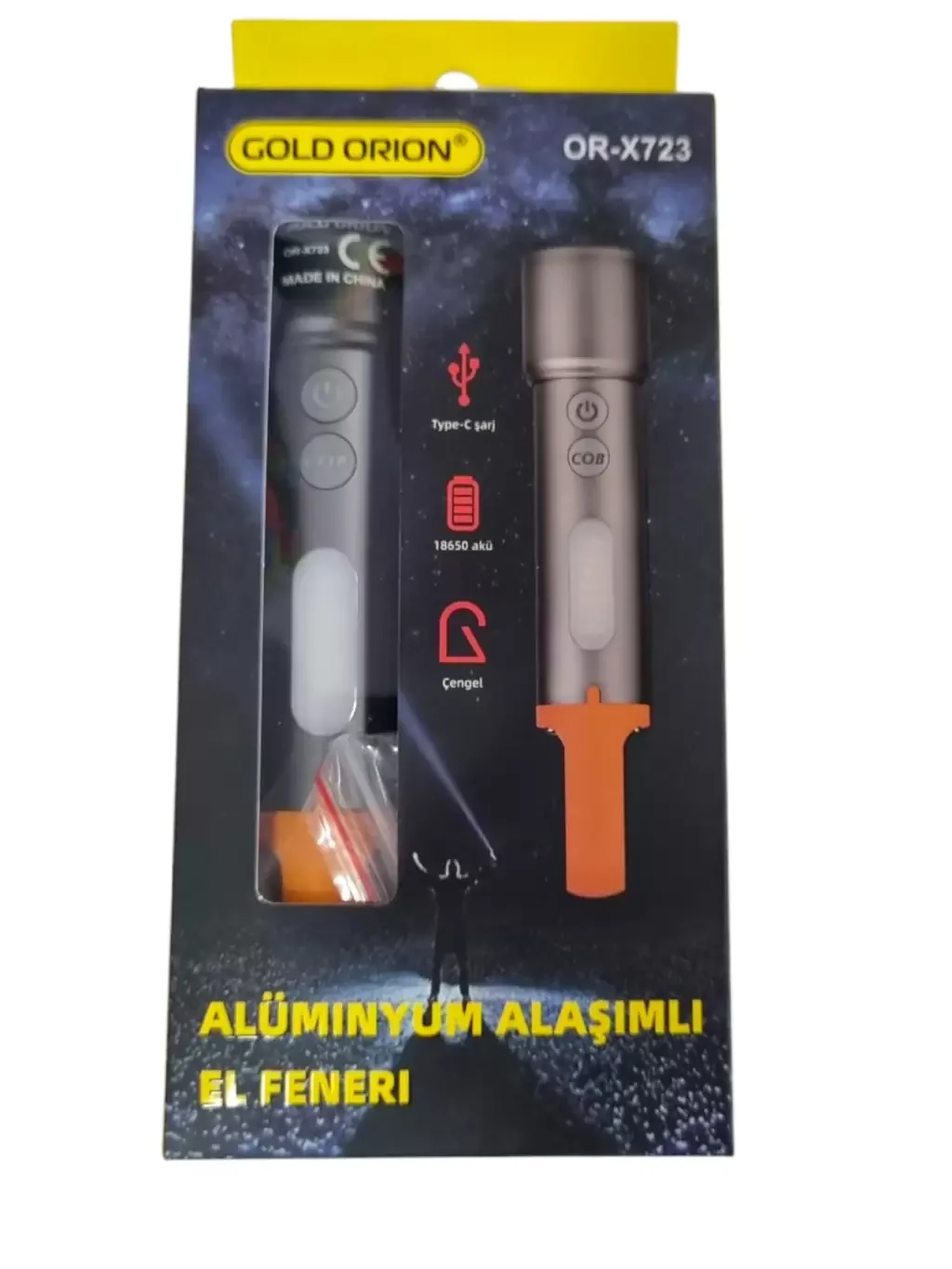 El Feneri X723 Cb-X723 Taktik Feneri Askeri Meşale (5643)