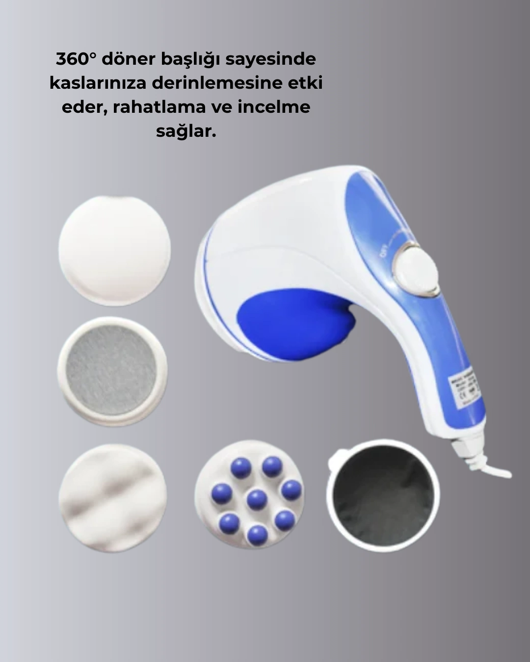Elektrikli Yağ Yakıcı Masaj Aleti 5 Başlıklı Vücut Şekillendirici