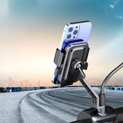 Motor,motosiklet,bisiklet,scooter İçin 360 Derece Dönebilen Dikiz Aynası Versiyonu Telefon Tutucu Aparat