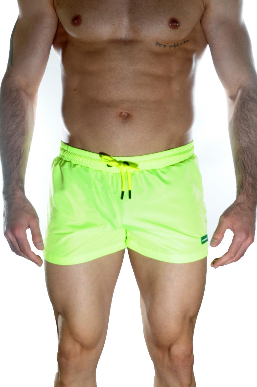 Erkek Neon Mini Mayo Short - Renkli / XS