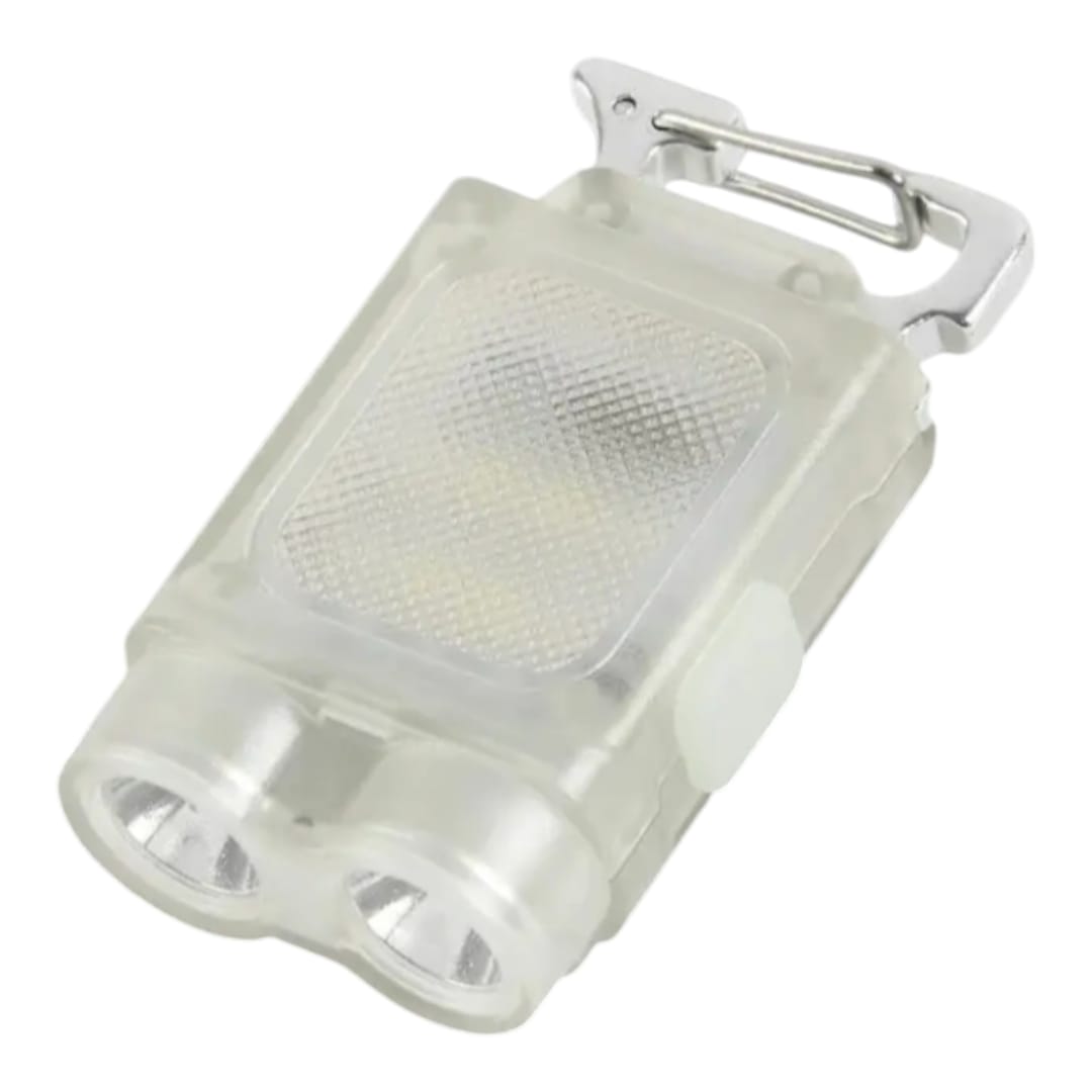 F.B.I V15 EDC El Feneri 1200LM Anahtarlık Işık Tip-C Şarj Edilebilir Taşınabilir Mini Torcıknatıs Klips Ile Kamp Cep Fener