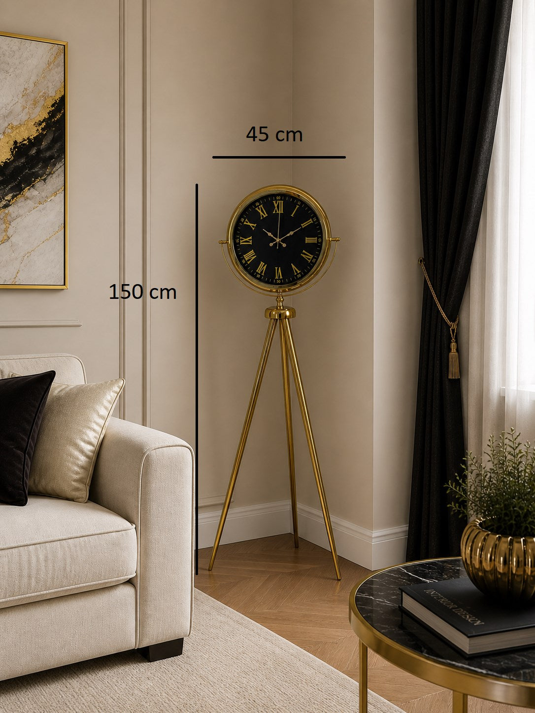 Golden Era Tripod Ayaklı Saat