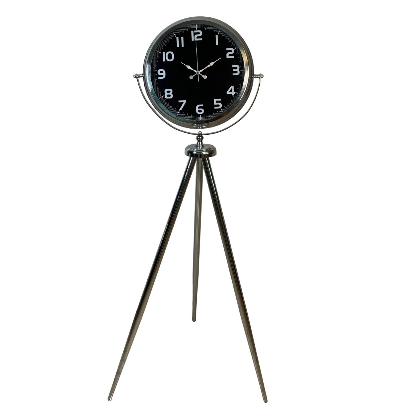 Krom Majesty 150 x 45 Cm Metal Tripod Ayaklı Saat