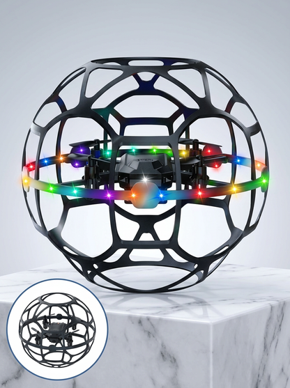Koruyucu Kafesli Dron El Hareketiyle Kontrol Edilebilen Uçan