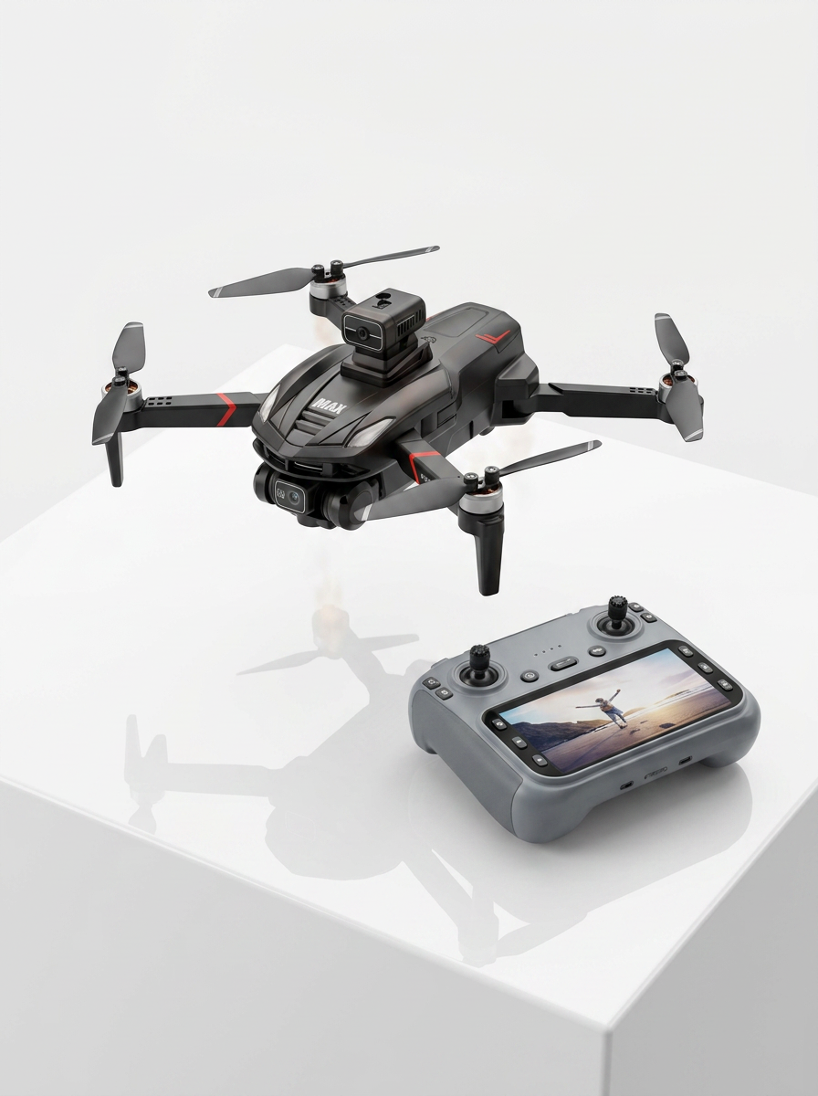 Havadan Çekim İçin Çift Kameralı Kompakt ve Kolay Taşınabilir Drone