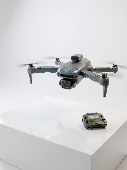 Katlanabilir Çift Kameralı Drone Uzaktan Kumandalı Hava Aracı