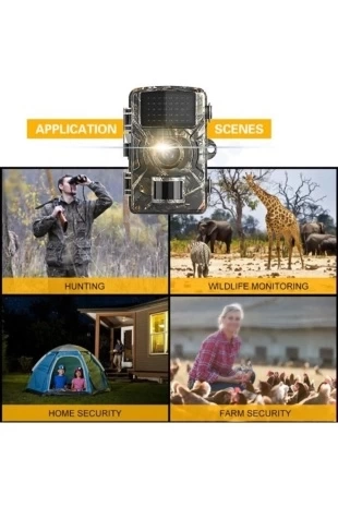 Vothoon Fotokapan Kamera 12mp 1080p Doğa Ve Outdoor Gece Görüşlü Kamera Su Geçirmez