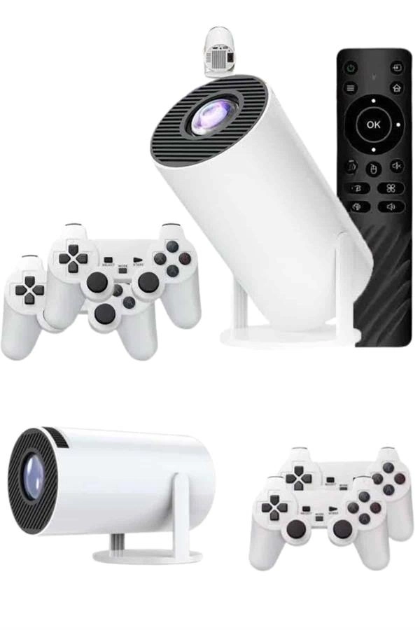 Full Hd 8 Gb Ayaklı Çift Kollu 4k Video Oyun Konsolu Taşınabilir Yeni Nesil