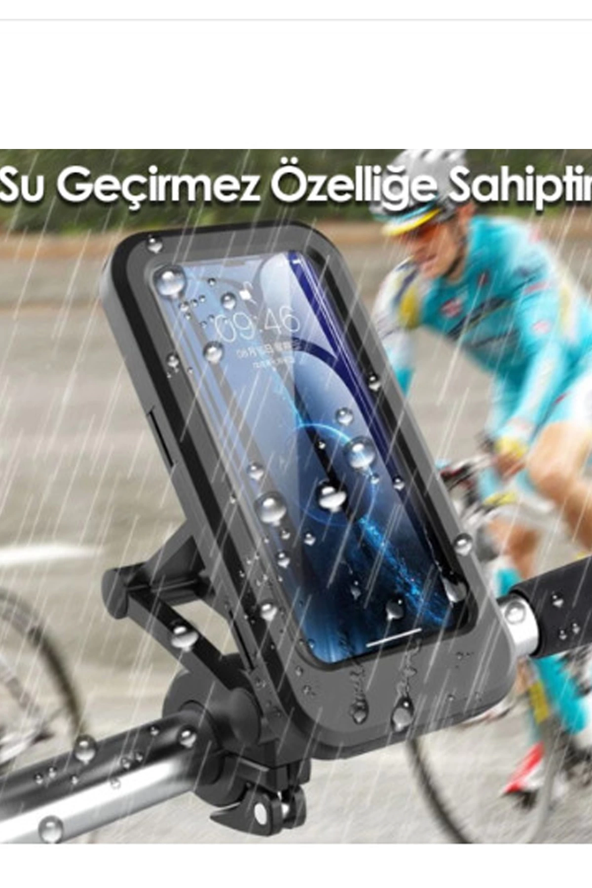 Vothoon Gidon Bağlantılı Su Geçirmez Mıknatıslı Motorsiklet Telefon Tutucu