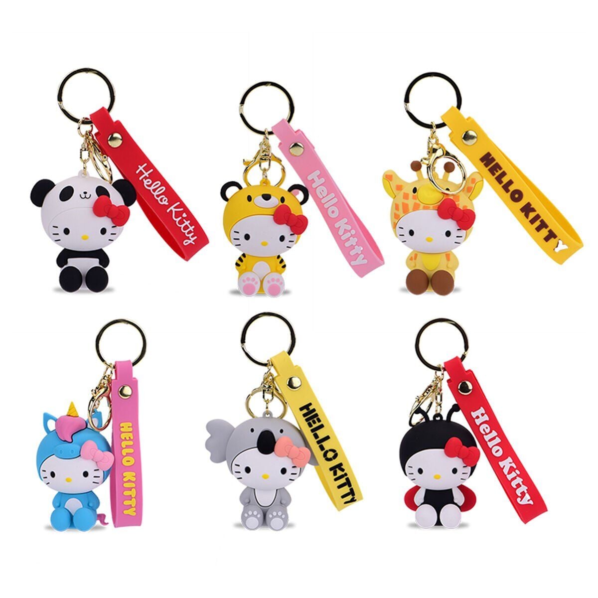 2465-0609 Hello Kitty Anahtarlık CDU8-114/CN24 – 136/CN24 – 3/FB25-7/FB25-53/CN2(Belirtilen, tekli satış için adet dır.)