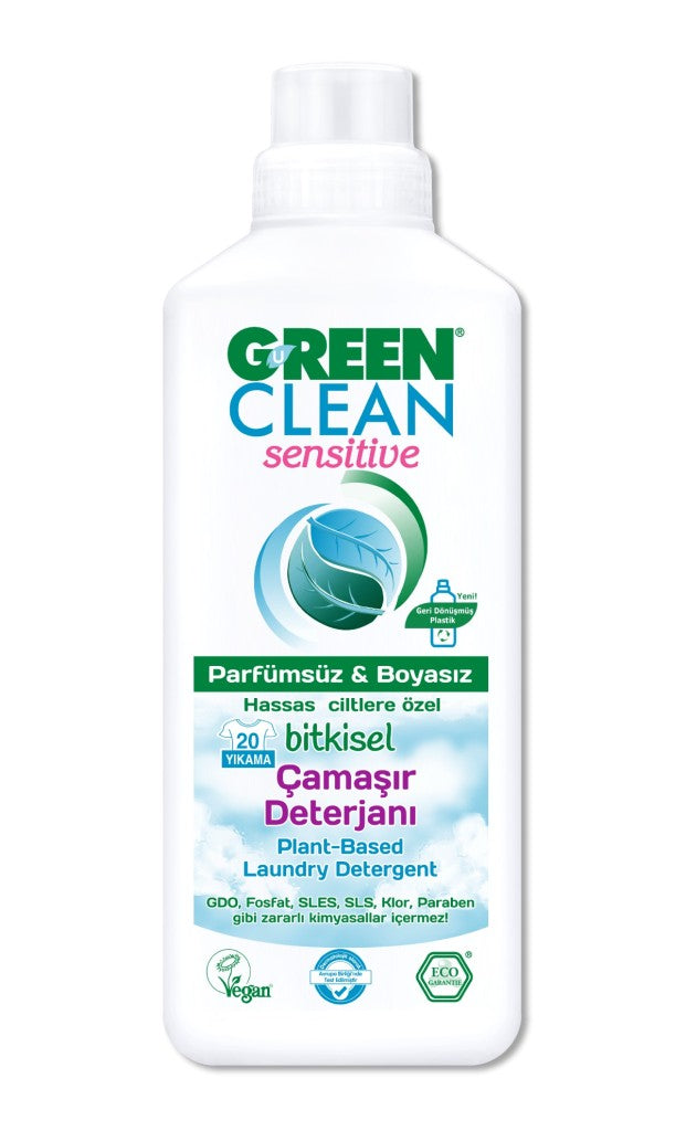 Sensitive Parfümsüz Bitkisel Çamaşır Deterjanı 1000 ml