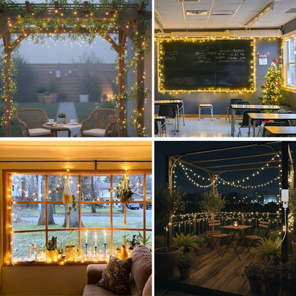 Günışığı Renk 5 Farklı Işık Modlu 10 Metre Eklemeli Dekor Boncuk Model Dekoratif Led (5643)