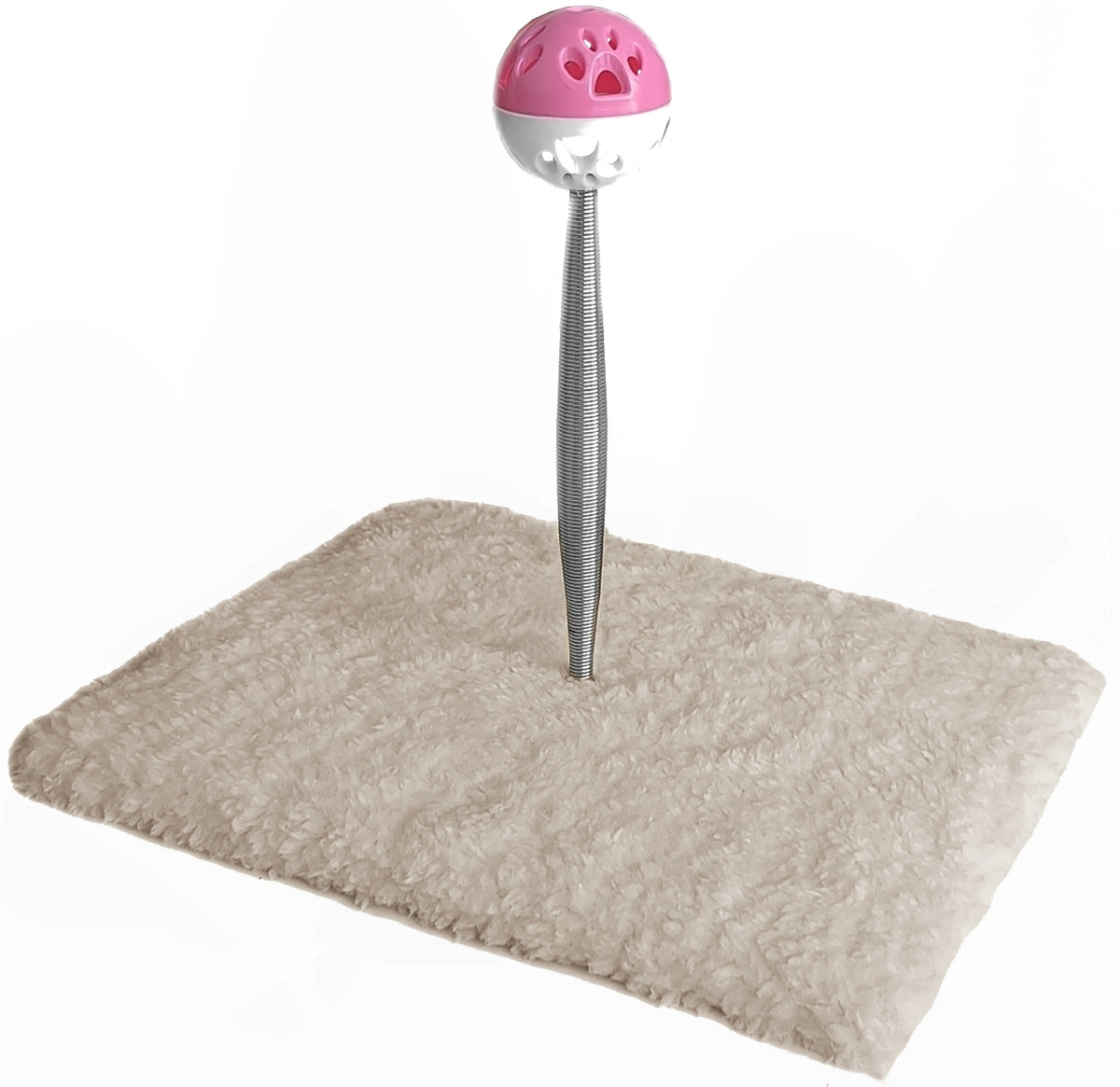 Yaylı Toplu Hacıyatmaz Kedi Aktivite Oyuncağı 16-20 cm Rengi