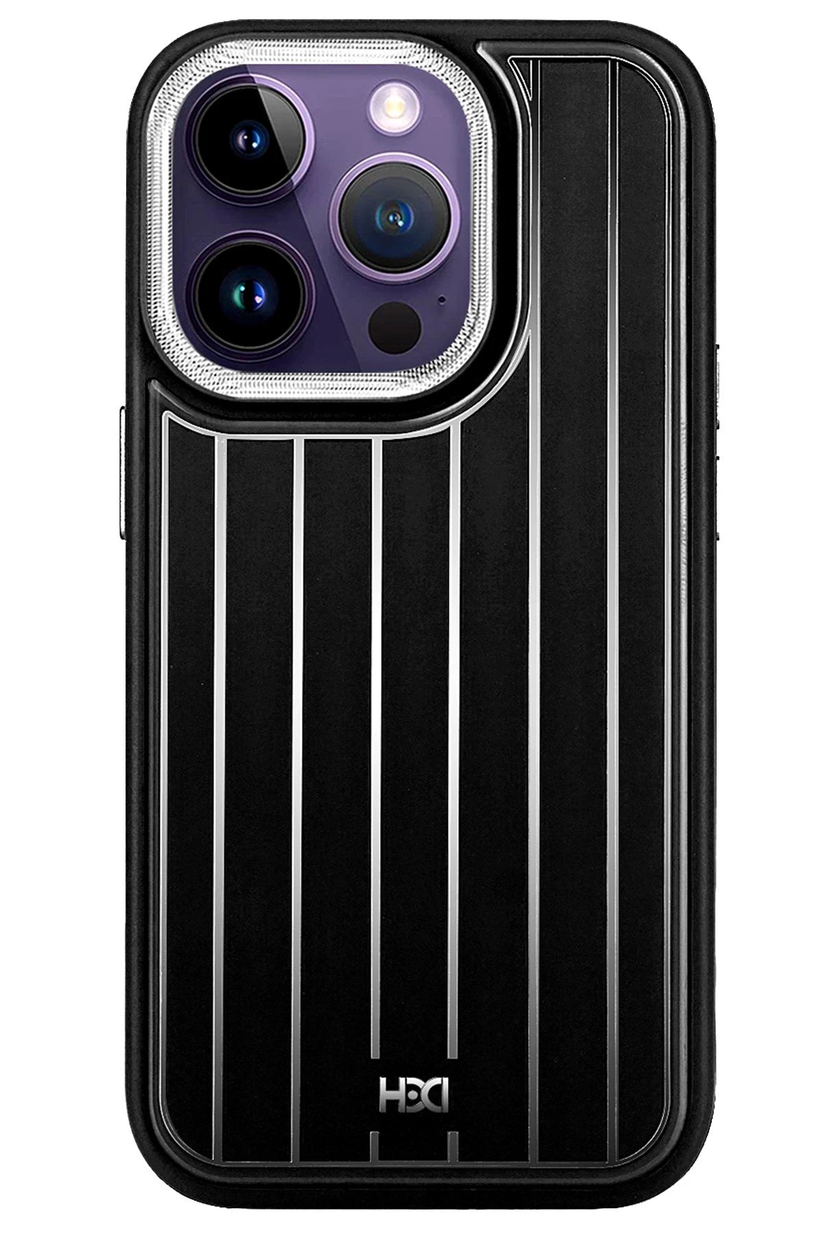 HDD Apple iPhone 15 Pro Kılıf HBC-190 Kolaj Kapak - Siyah