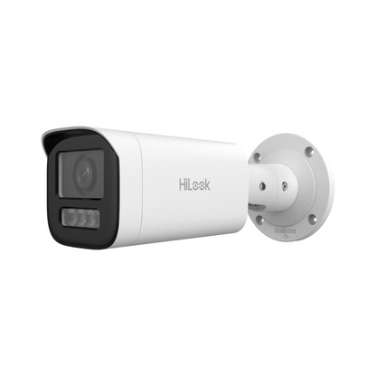 HILOOK IPC-B620HA-LZU, 2Mpix, 2,8-12mm Motorize Lens, H265+, Dual Light, 50Mt Gece Görüşü, Dahili Mikrofon, PoE, IP67, IK10, Bullet, IP Kamera
