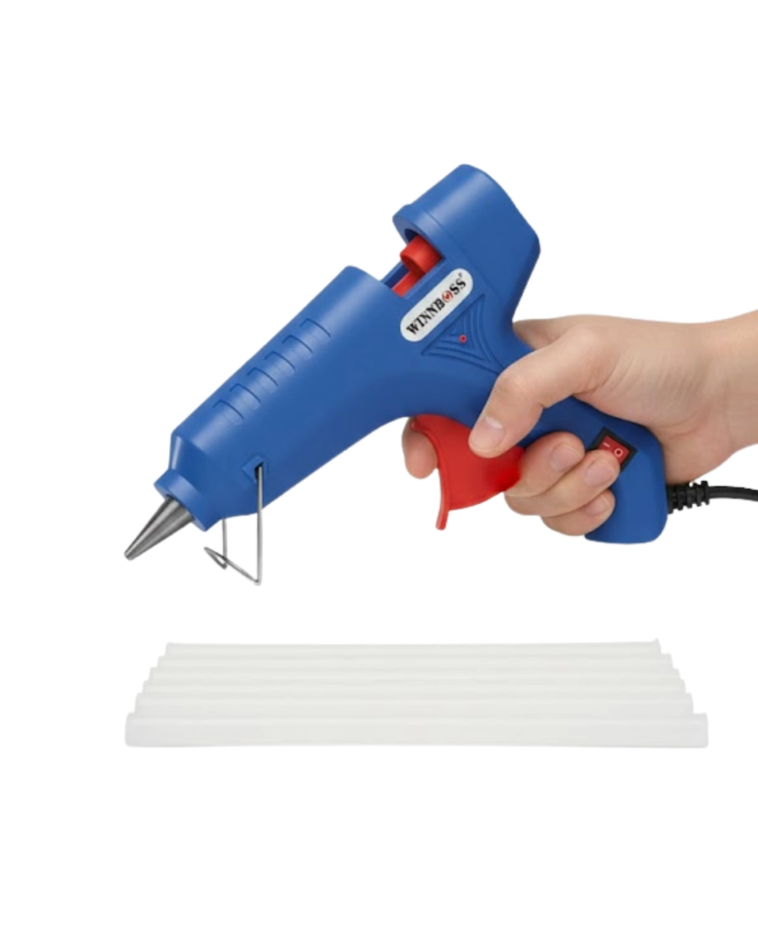 Hobi Ve Tamir İçin 80 W Silikon Tabancası 11 Mm Uyumlu 5 Silikon Hediyeli