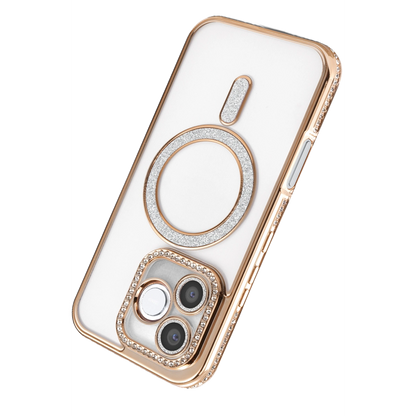 Huawei Honor 600 Lite Joke Simli Magneticsafe Kılıf - Gold