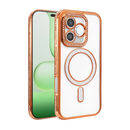 Huawei Honor 600 Lite Joke Simli Magneticsafe Kılıf - Turuncu