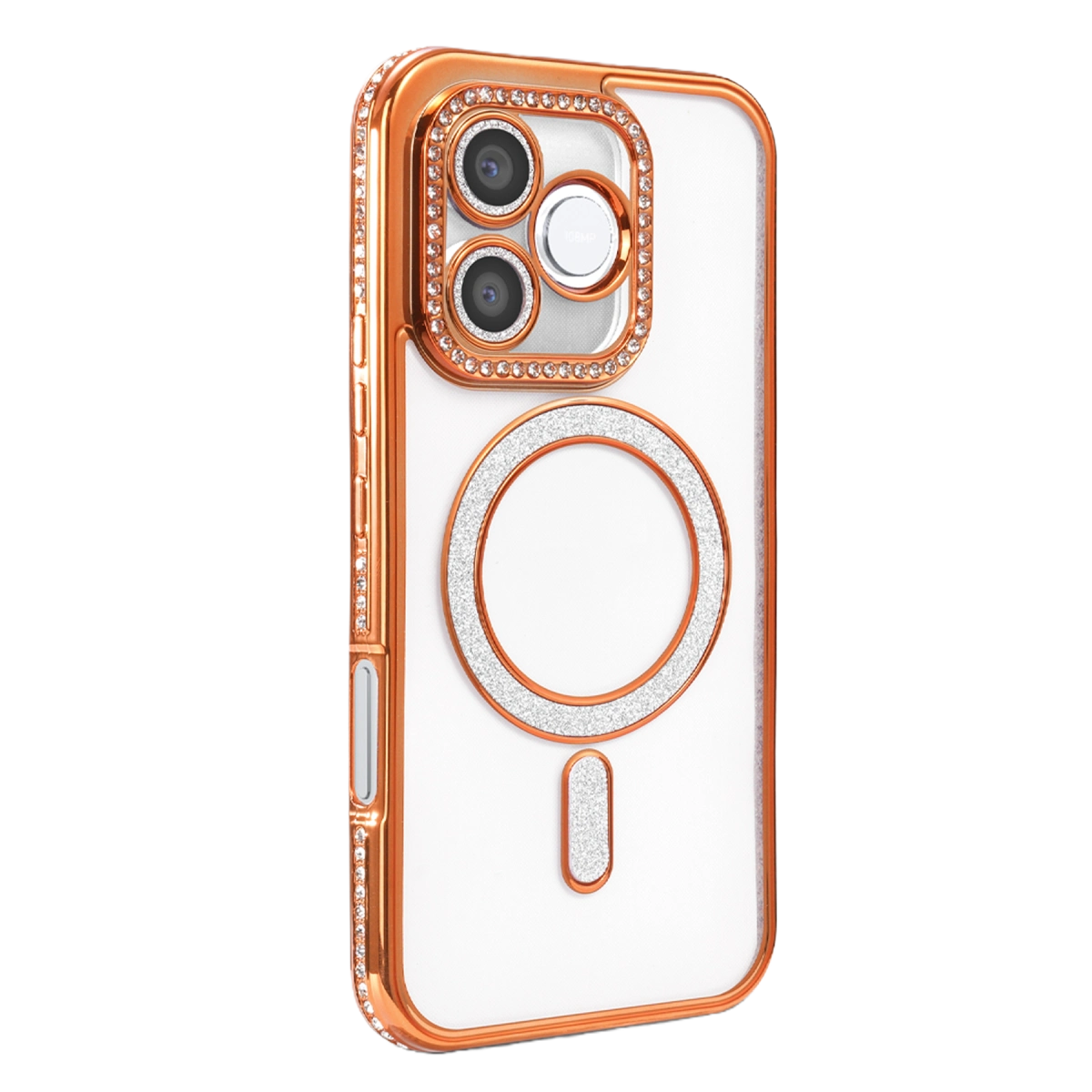 Huawei Honor 600 Lite Joke Simli Magneticsafe Kılıf - Turuncu