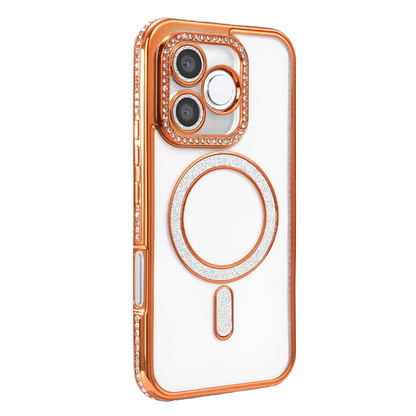 Huawei Honor 600 Lite Joke Simli Magneticsafe Kılıf - Turuncu