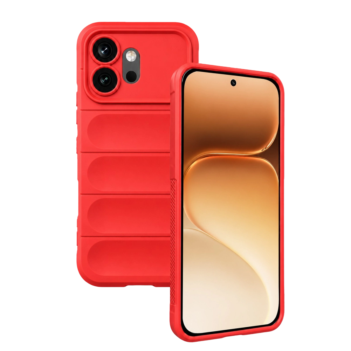 Huawei Honor 600 Optimum Silikon - Kırmızı