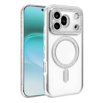 Huawei Honor 600 Pro Joke Simli Magneticsafe Kılıf - Gümüş