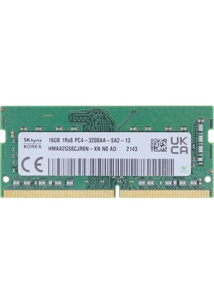 HYNIX 16GB DDR4 3200Mhz CL19 Notebook Ram HMAA2GS6CJR8N-XN (Kutusuz)