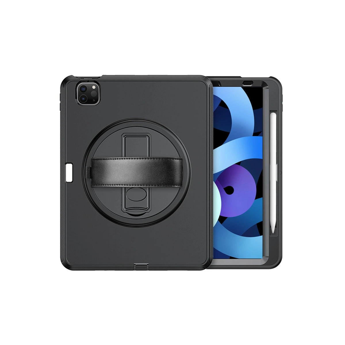 İpad Pro 11 (2018) Kılıf Hand Strap Tablet Kılıfı - Siyah