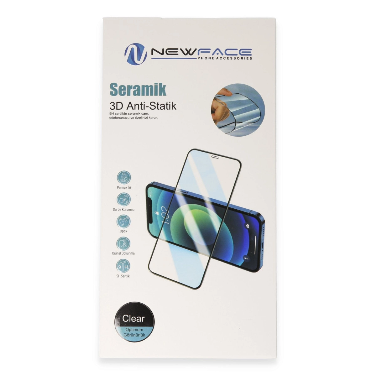 İphone 12 Pro 3d Antistatik Seramik Nano Ekran Koruyucu