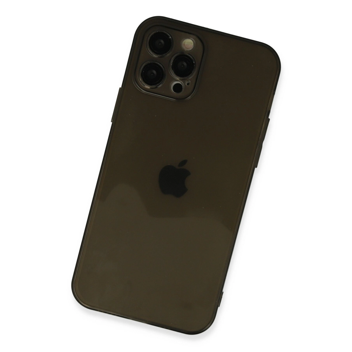 İphone 12 Pro Kılıf Fly Lens Silikon - Siyah