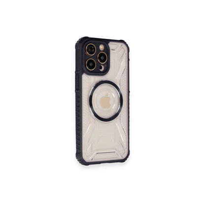 İphone 12 Pro Kılıf Prag Magneticsafe Kapak - Siyah