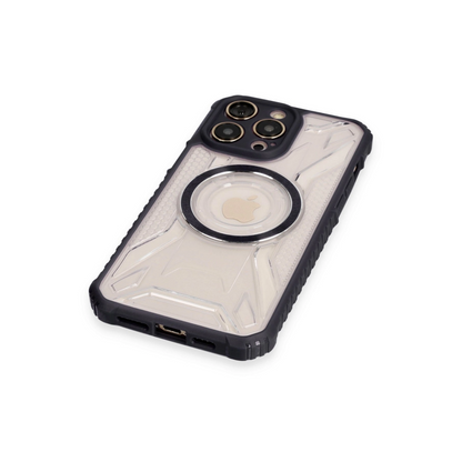 İphone 12 Pro Kılıf Prag Magneticsafe Kapak - Siyah