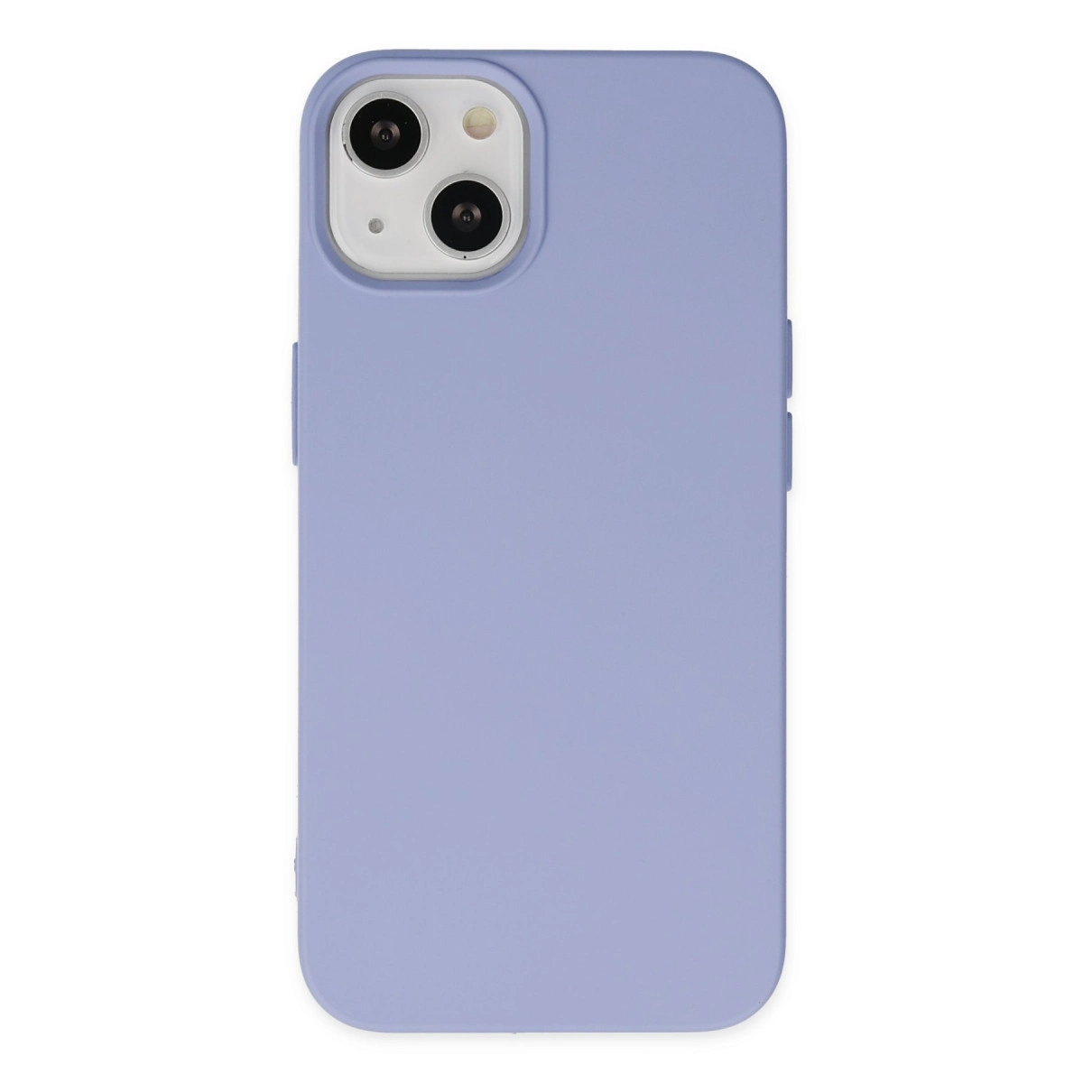 İphone 14 Kılıf Nano İçi Kadife Silikon - Lila