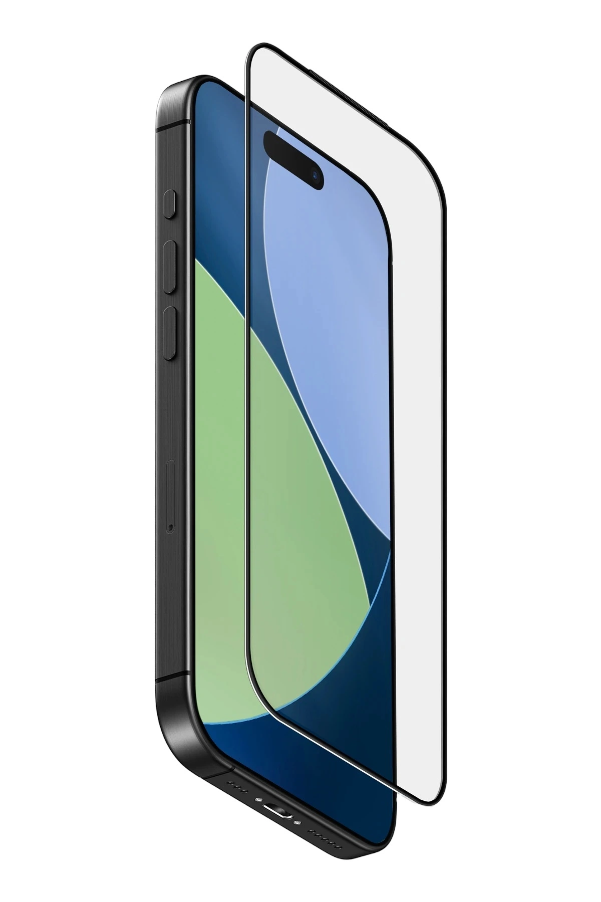 İphone 14 Pro Ekran Koruyucu Kırılmaz Cam Çıtalı Koruyucu